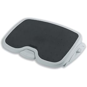 Kensington 56146 Solemate Plus Adjustable Footrest, 21w x 14d, Gray