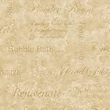 Bath Sayings Bathroom Wallcovering