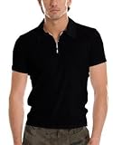 Armani - Logo Zipper Polo Top