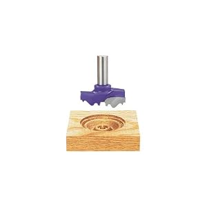 Click here to buy Grizzly C1772Z Carbide Tipped Rosette Cutter, 1 2" Shank, 2-1 8" Dia..
