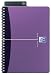 OXFORD - Bureau cahier á spirale, A5, quadrillé, 50 feuilles 90 g/m2, avec Double spirale, couvert