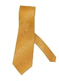 Sean John - Sean John Golden Elaborate Shaded Ivy Design Tie