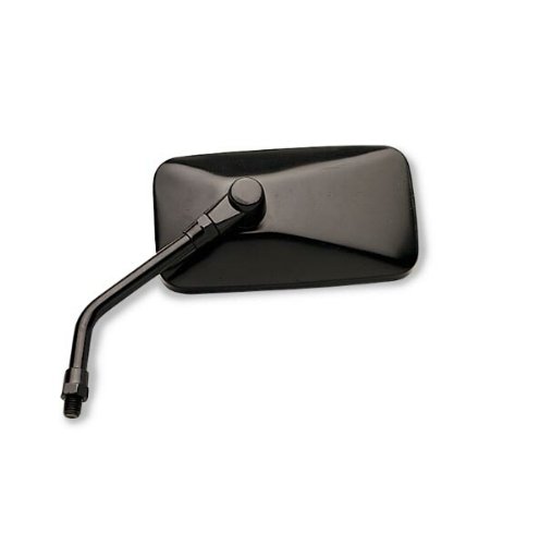 Emgo Universal Cruiser Motorcycle Mirrors - 10mm Thread Black