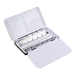 Empty Metal Watercolour Box : will hold 12 Half Pans or 6 Full Pans : has fol...