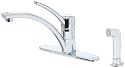 Price Pfister 0344NCC Parisa Single-Handle Kitchen Faucet with Side Sprayer, Chrome