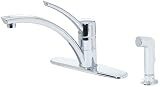 Price Pfister 0344NCC Parisa Single-Handle Kitchen Faucet with Side Sprayer, Chrome