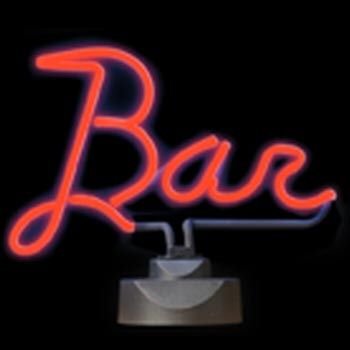 Childrens Toyshop  Toys : Neon bar sign in red colour