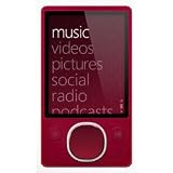 Zune 80 GB Digital Media Player, Red (2nd Generation)