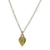 gorjana Alphabet Gold-Tone Initial Charm Neckl