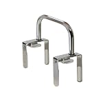 Axis Medical Bath Safety Steel 8.5 x 11 Chrome Chrome Knurled Tub Rail