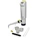 BrandTech Glass Adjustable Volume Dispensette Organic Digital Bottletop Dispenser with SafetyPrime Valve
