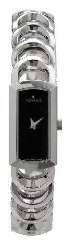 Movado Women's 605964 Rondiro Stainless Steel Baguette Watch