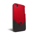 iFrogz iPhone 4 4S ケース 遂にAmazon初登場！Designed in USA ”LUXE Original” レッド／ブラック