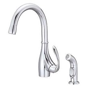 Bellefleur Single Handle Kitchen Faucet with Spray