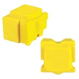 2-piece Compatible Xerox Phaser ColorQube 8570 Series Solid Ink Sticks (108R00928), Yellow
