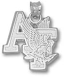 Air Force Falcons Solid Sterling Silver ''AF'' Falcon Pendant