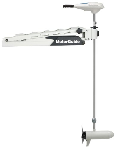 313ySw7v9cL Motorguide Great White Digital Saltwater Hand   Control Bow Mount Trolling Motor with 82   lb. Peak Thrust