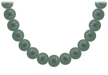 Tahitian Pearl Necklace : 18K White Gold 12.00 - 14.00 MM