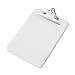SAUNDERS - Plastic Clipboard, 1 Capacity, Holds 8-1/2 x 11, Clear