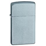 Fox Satin Chrome Zippo Lighter, Chrome