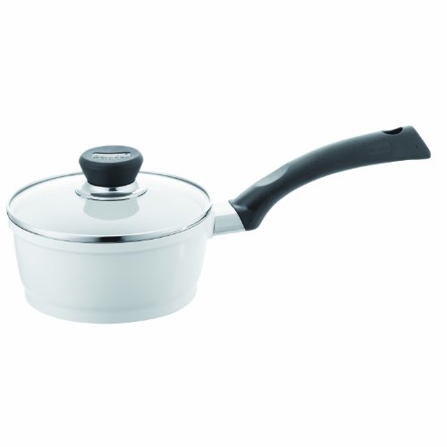 Berndes 697602 SignoCast Pearl Ceramic Coated Cast Aluminum 1-1/4-Quart Covered Saucepan