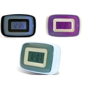 REVEIL LED CHANGE DE COULEURS - THERMOMETRE - REAGIT AUX SONS ET VIBRATIONS