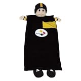 Product details for NFL Pittsburgh Steelers Sleeping Bag With Plush Mascot 6'
