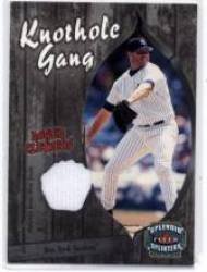 2003 Fleer Splendid Splinters Knothole Gang Game Jersey #RC Roger Clemens - New York Yankees (Piece of Authentic Game Used Jersey) (Baseball Cards)