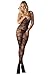 Rene Rofe Women's Strapped Up Sheer Bodystocking