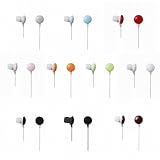 Chocolate Candy In-Ear Earphones Heaphones Earbuds for iPods, Zune, MP3, CD, DVD Players + Free Fish Earphone Cord Wrap (Many Colors Available)
