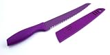 Hampton Forge Tomodachi 8-Inch Bread Knife, Purple