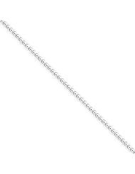 Sterling Silver 1.20 mm High Polish Classic Bead Ball Link Chain Necklace 16" - 30" Available