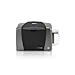 Fargo DTC1250e Single Sided USB Card Printer with Supplies Bundle (50605)