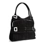 Kooba Vanessa Tote Bag in Black Suede