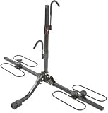 2-Bike Tire Cradle Bicycle Rack for 2" Class III/IV Hitch Receivers
