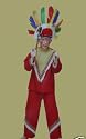 Kinderkost&uuml;m Nr. 29c *  Indianer Gr&ouml;&szlig;e 164 * Ohne Kopfschmuck, ohne Axt, mit Pfeil- und Bogenset * Karneval Fasching