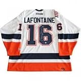 Pat LaFontaine Autographed/Hand Signed Replica Jersey (NYI)