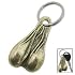 Brass Balls Keyring, Keychain, Novelty Key Fob