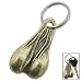 Brass Balls Keyring, Keychain, Novelty Key Fob
