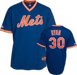 Nolan Ryan #30 New York Mets Cooperstown Replica Jersey