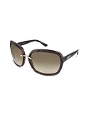 Gucci Signature Round Plastic Sunglasses dark havana shaded brown by Gucci