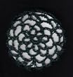 Hunter Green Hair Net Crocheted Hair Bun Cover- LARGE