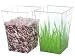 Personal Health Care : Grass & Rocks Clear Vinyl Waste Baskets