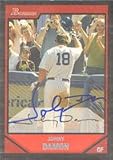 Johnny Damon, New York Yankees, 2007 Bowman Autographed Card