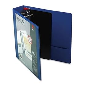 XtraLife ClearVue Locking SlantD Ring Binder 2 11 x 81/2 Blue