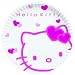 Girls Hello Kitty Birthday Party Plates, pack of 10