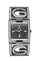GUESS Black IP Bracelet Watch