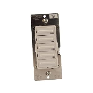 Leviton LTB30-1LZ Decora Preset 30 Minute Countdown Timer by Leviton