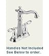 Delta 2155-LHP Victorian Two Handle Bar Faucet without Handles Chrome