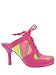 Hip Hop Pink Retro High Heel Slip On Sport Pump - 11